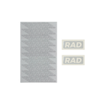 Detail view of Rad Reflective Safety Stickers