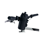 Close up photo of Rad Power Bikes Handlebar Bag mounted on an electric bicycle.