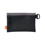 Close up of the black zippered pouch included in the Ballard Cargo Bag.