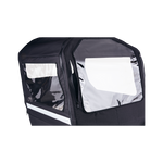 Detail view of the front panel on the Conestoga