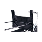 Detail view of the front interior of the Conestoga installed on a white RadWagon