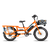 ebike cargo strap on orange RadWagon ebike