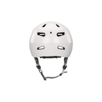 Back view of a Bern Brentwood helmet with MIPS protection in a satin white color