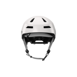 Front view of a Bern Brentwood helmet with MIPS protection in a satin white color