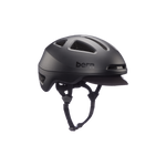 Side angle view of the Bern Major MIPS Helmet in black